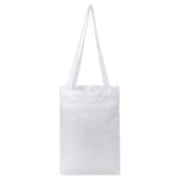 White Polyester Tote Shopping Bag - 26cm x 34cm